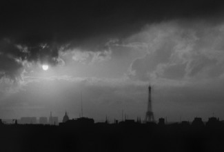 1976, Paris, Rive droite, Paris overview.