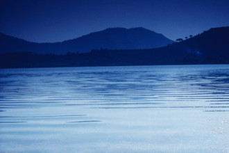 Nature, Italy, region of Campania, 1975 Lake Avernus.