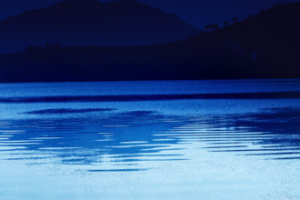 Nature, Italy, region of Campania, 1975 Lake Avernus.