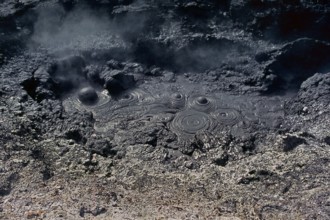 Nature, Italy, region of Campania, 1975 Solfatara of Pozzuoli.