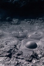 Nature, Italy, region of Campania, 1975 Solfatara of Pozzuoli.