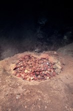 Nature, Italy, region of Campania, 1975 Solfatara of Pozzuoli.