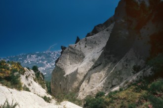 Nature, Italy, region of Campania, 1975 Ischia Monte Epomeo.