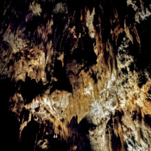 Nature, Italy, region of Puglia 1975 Grotte di Catellana (Castellana caves).