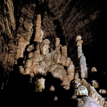 Nature, Italy, region of Puglia 1975 Grotte di Catellana (Castellana caves).