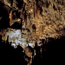 Nature, Italy, region of Puglia 1975 Grotte di Catellana (Castellana caves).