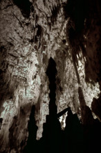 Nature, Italy, region of Puglia 1975 Grotte di Catellana (Castellana caves).