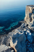 Nature, Italy, region of Puglia 1975 Costa del Salento (Salento coast).