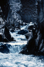 Nature, Italy, region of Sicilia Gole dell'Alcantara (Alcantara Gorges).