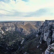 Nature, Italy, region of Sicilia Valle del Cassibile (Cassibile Valley).