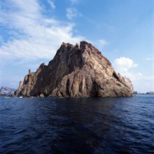 Nature, Italy, region of Sicilia 1975 Isole Eolie, Scoglio Dattilo;  (Aeolian Islands,  Dattillo