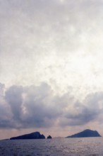 Nature, Italy, region of Sicilia 1975 Isole Eolie, Scoglio Dattilo e Basiluzzo;  (Aeolian Islands,