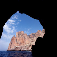 Nature, Italy, region of Sicilia 1975 Isole Egadi, Isola di Marettimo (Egadi Islands,  Marettimo