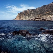 Nature, Italy, region of Sicilia 1975 Isole Egadi, Isola di Marettimo (Egadi Islands,  Marettimo