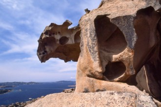 Nature, Italy, region of Sardegna 1975 Gallura - Capo Orso (Bear Cape).