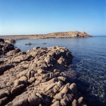 Nature, Italy, region of Sardegna 1975 Capo Pecora (Pecora Cape).