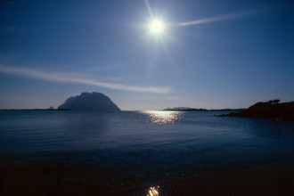 Nature, Italy, region of Sardegna 1975 Punta Coda Cavallo - Isola di Tavolara (Coda Cavallo Cape -