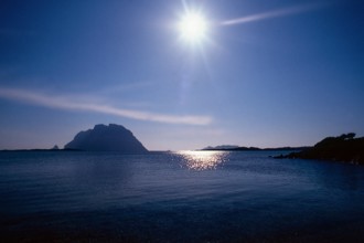 Nature, Italy, region of Sardegna 1975 Punta Coda Cavallo - Isola di Tavolara (Coda Cavallo Cape -