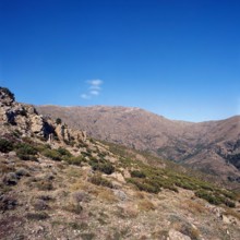 Nature, Italy, region of Sardegna 1975 Massiccio del Gannargentu (Gennargentu Massif).
