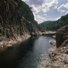 Nature, Italy, region of Sardegna 1975 Massiccio del Gannargentu (Gennargentu Massif).