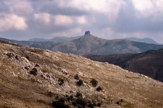 Nature, Italy, region of Sardegna 1975 Massiccio del Gannargentu (Gennargentu Massif).