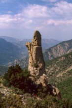 Nature, Italy, region of Sardegna 1975 Massiccio del Gannargentu (Gennargentu Massif).