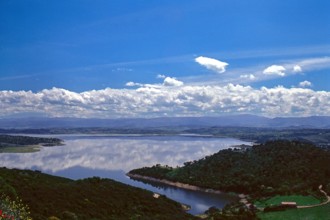 Nature, Italy, region of Sardegna 1975 Lago Omodeo (Omodeo Lake).