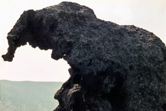 Nature, Italy, region of Sardegna 1975 Roccia dell'Elefante (Elephant Rock).