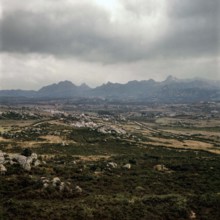 Nature, Italy, region of Sardegna 1975 Piana de Grandi Sassi - Valle della Luna (Plain of the Big