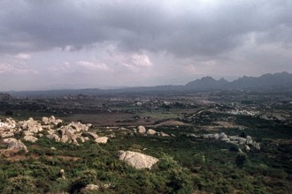 Nature, Italy, region of Sardegna 1975 Piana de Grandi Sassi - Valle della Luna (Plain of the Big