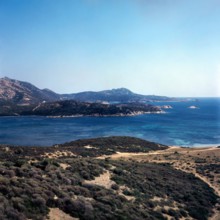 Nature, Italy, region of Sardegna 1975 Capo Teulada - Porto Pino (Teulada Cape - Porto Pino).