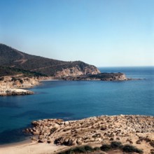 Nature, Italy, region of Sardegna 1975 Capo Teulada - Porto Pino (Teulada Cape - Porto Pino).