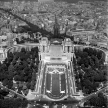 1967, Paris, Panorama with Trocadero.