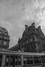 1975, Paris,  Place Vendome. Column of the Grande Armee.