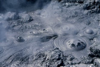 Nature, Italy, region of Campania, 1975 Solfatara of Pozzuoli.