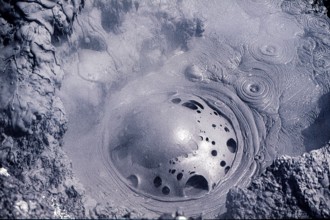 Nature, Italy, region of Campania, 1975 Solfatara of Pozzuoli.