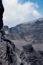 Nature, Italy, region of Campania, 1975 Vesuvius volcano.