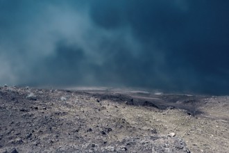 Nature, Italy, region of Campania, 1975 Vesuvius volcano.