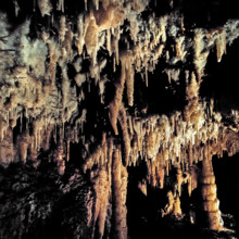 Nature, Italy, region of Puglia 1975 Grotte di Catellana (Castellana caves).