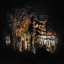 Nature, Italy, region of Puglia 1975 Grotte di Catellana (Castellana caves).