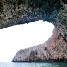 Nature, Italy, region of Puglia 1975 Costa del Salento-Grotta Zinzulusa (Salento coast- Zinzulusa