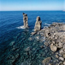 Nature, Italy, region of Sardegna 1975 Isola di San Pietro (San Pietro Island).