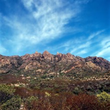 Nature, Italy, region of Sardegna 1975 Isola di San Pietro (San Pietro Island).