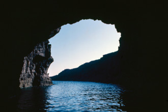 Nature, Italy, region of Sardegna 1975 Isola di San Pietro (San Pietro Island).