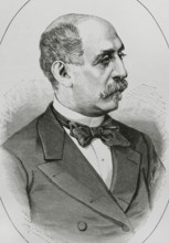 Pio Gullon Iglesias (1835-1917). Spanish politician and journalist. Member of the Liberal Party.