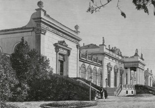 Madrid, Spain. Vista Alegre Palace or Marquis of Salamanca’s Palace. Main facade. Building located