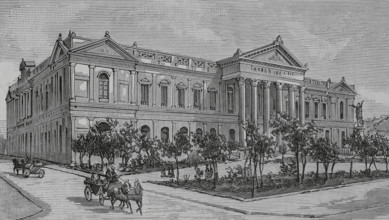 Santiago (Santiago de Chile), Chile. Former National Congress Building. It was the seat of the two