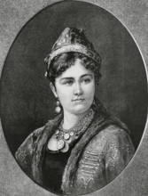 Emina Ilhamy (1858-1931), also Amina Ilhami. Egyptian princess and a member of the Muhammad Ali