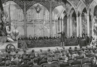 History of Spain. Toledo. Institution of the Sociedad Cooperativa para Obreros (Workers'