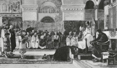 Sisenand (d. 636). Visigothic King of Hispania (631-636). King Sisenand before the Fourth Council